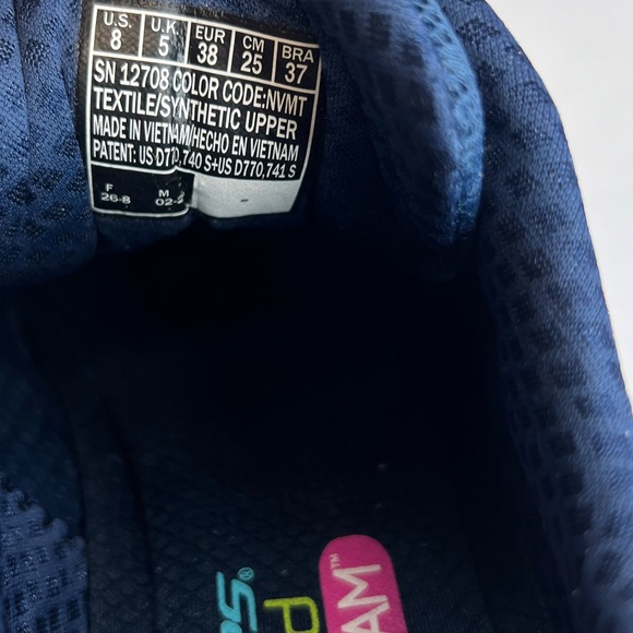 Skechers Fashion-Fit Spring Essential Navy/Multi Floral 12708/NVMT Sz 8M NWT! - Picture 14 of 16